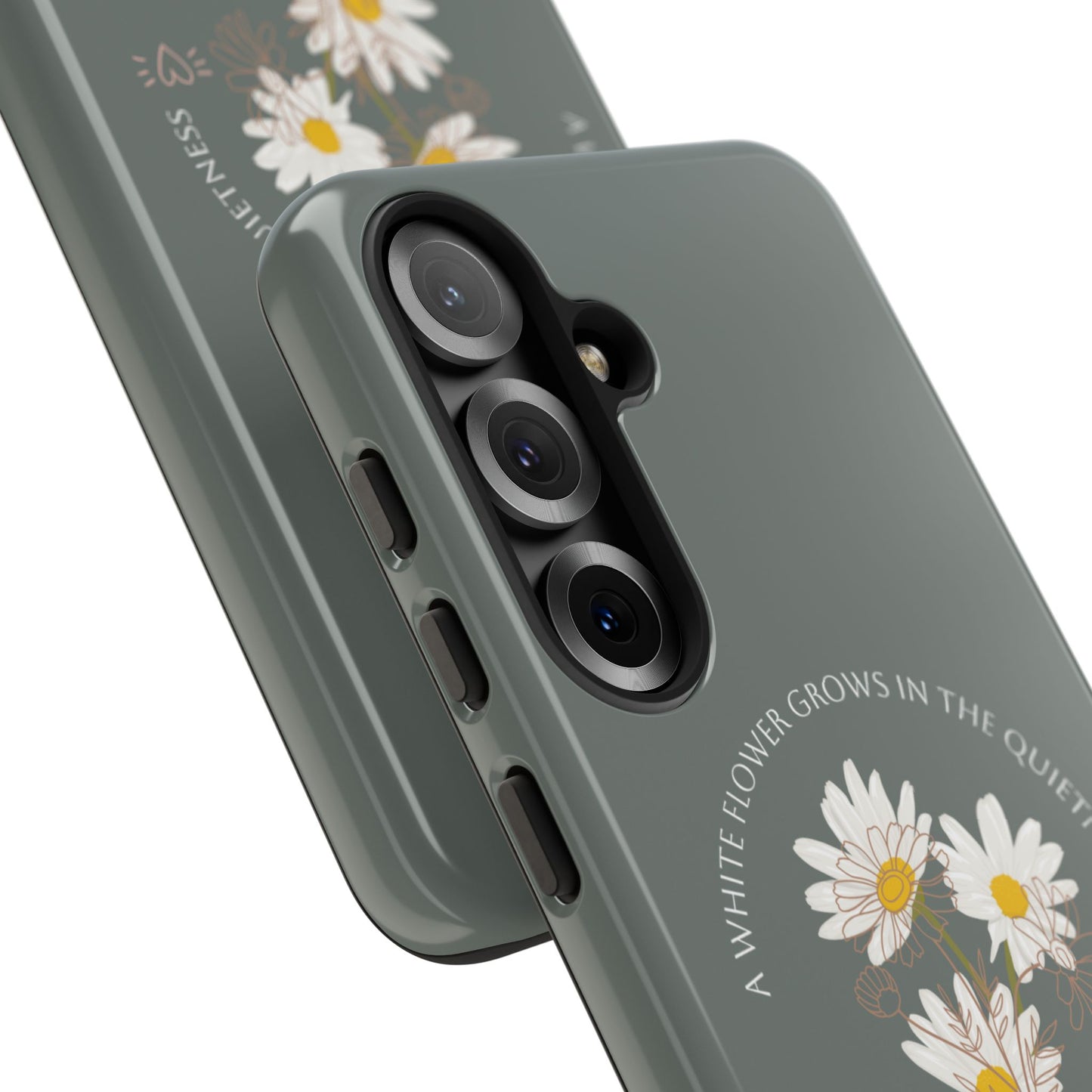 Summer Dark Green Color Daisy Floral