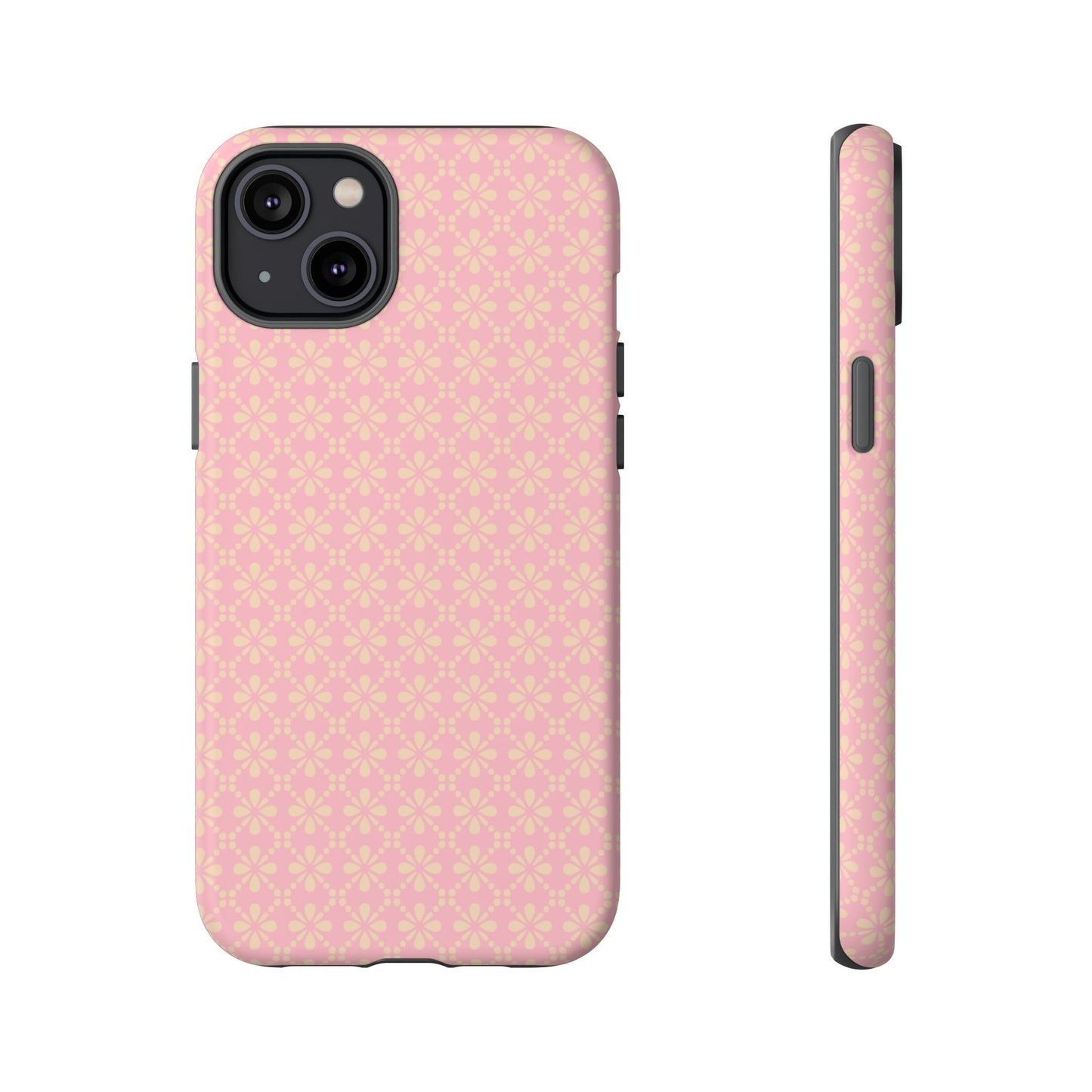 Delicate Light Pink Floral Tough Phone Case