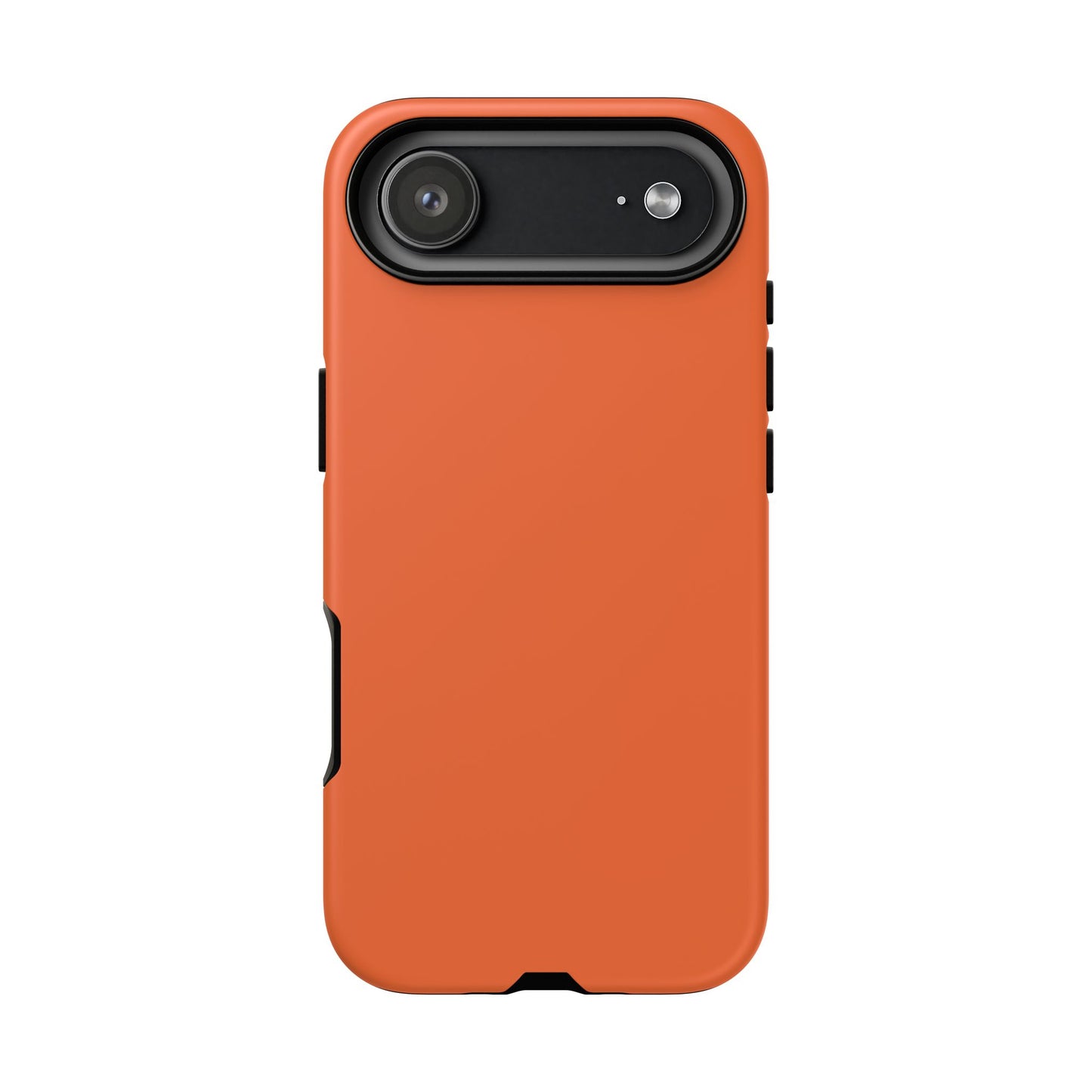 Cozy Solid Burnt Orange Minimalist Tough Phone Case
