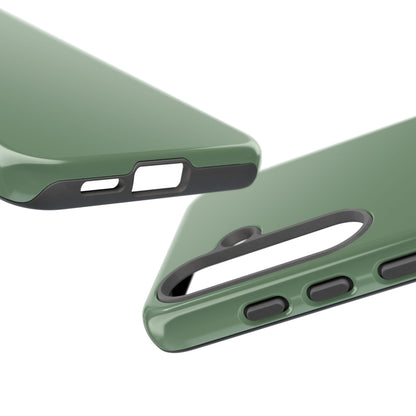 Fresh Solid Sage Green Minimalist Tough Phone Case
