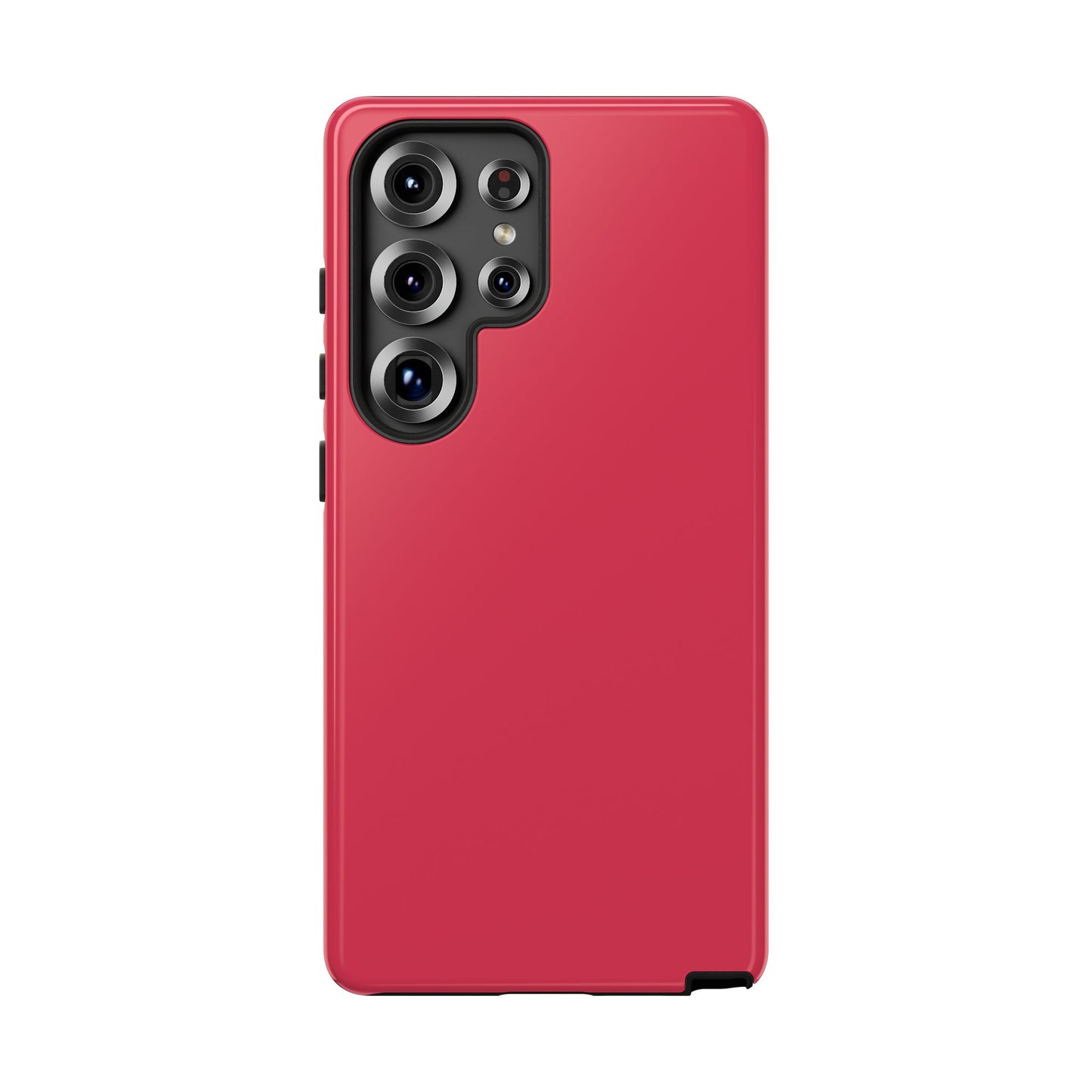 Energetic Solid Raspberry Pink Minimalist Tough Phone Case