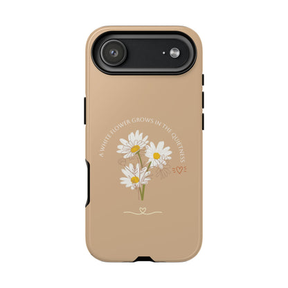 Summer Beige Color Daisy Floral