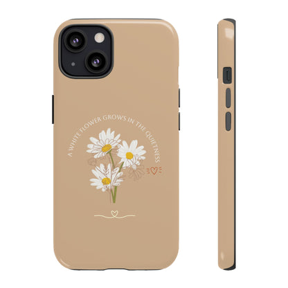 Summer Beige Color Daisy Floral