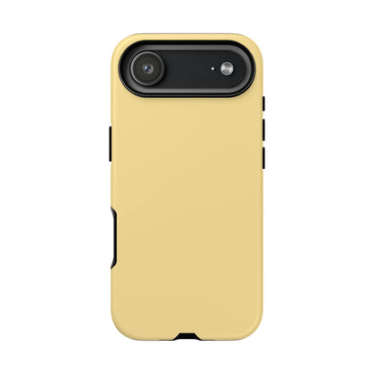 Sunny Solid Light Yellow Minimalist Tough Phone Case