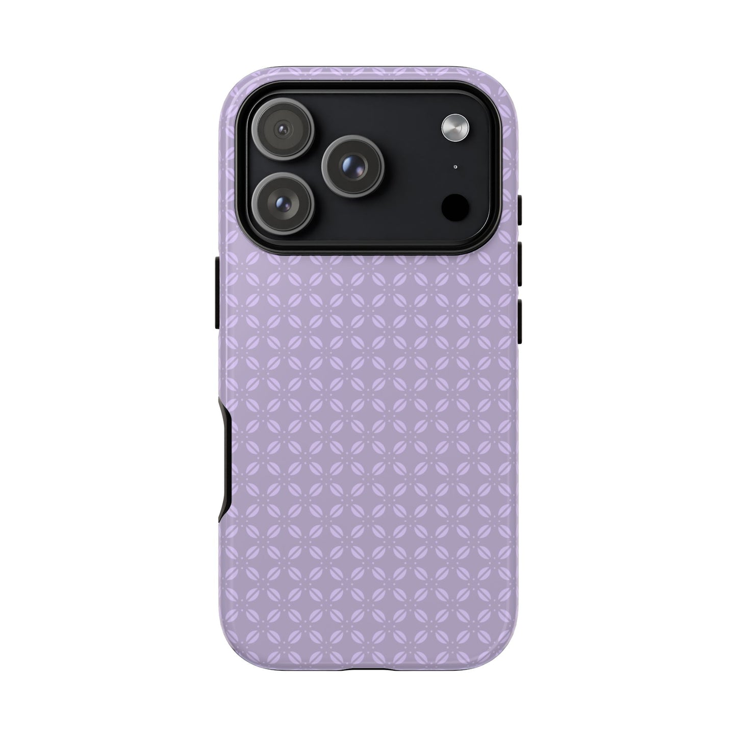 Serene Light Lavender Floral Pattern Tough Phone Case