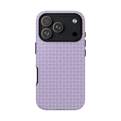 Serene Light Lavender Floral Pattern Tough Phone Case