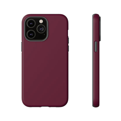Classic Solid Bordeaux Tough Phone Case