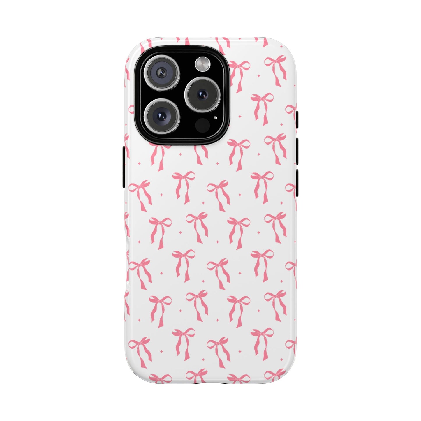 Cute Pink Ribbons Tough Phone Cases