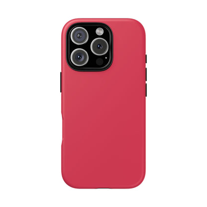 Energetic Solid Raspberry Pink Minimalist Tough Phone Case
