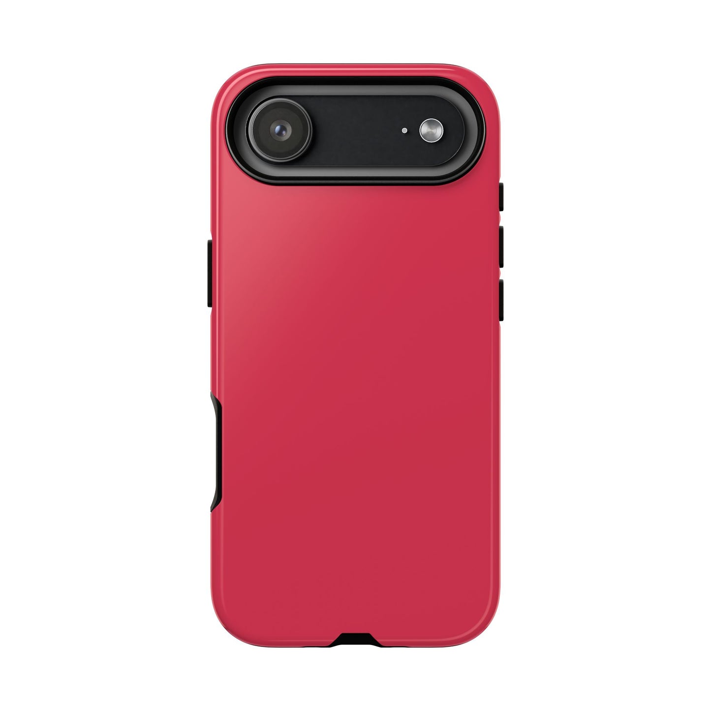 Energetic Solid Raspberry Pink Minimalist Tough Phone Case