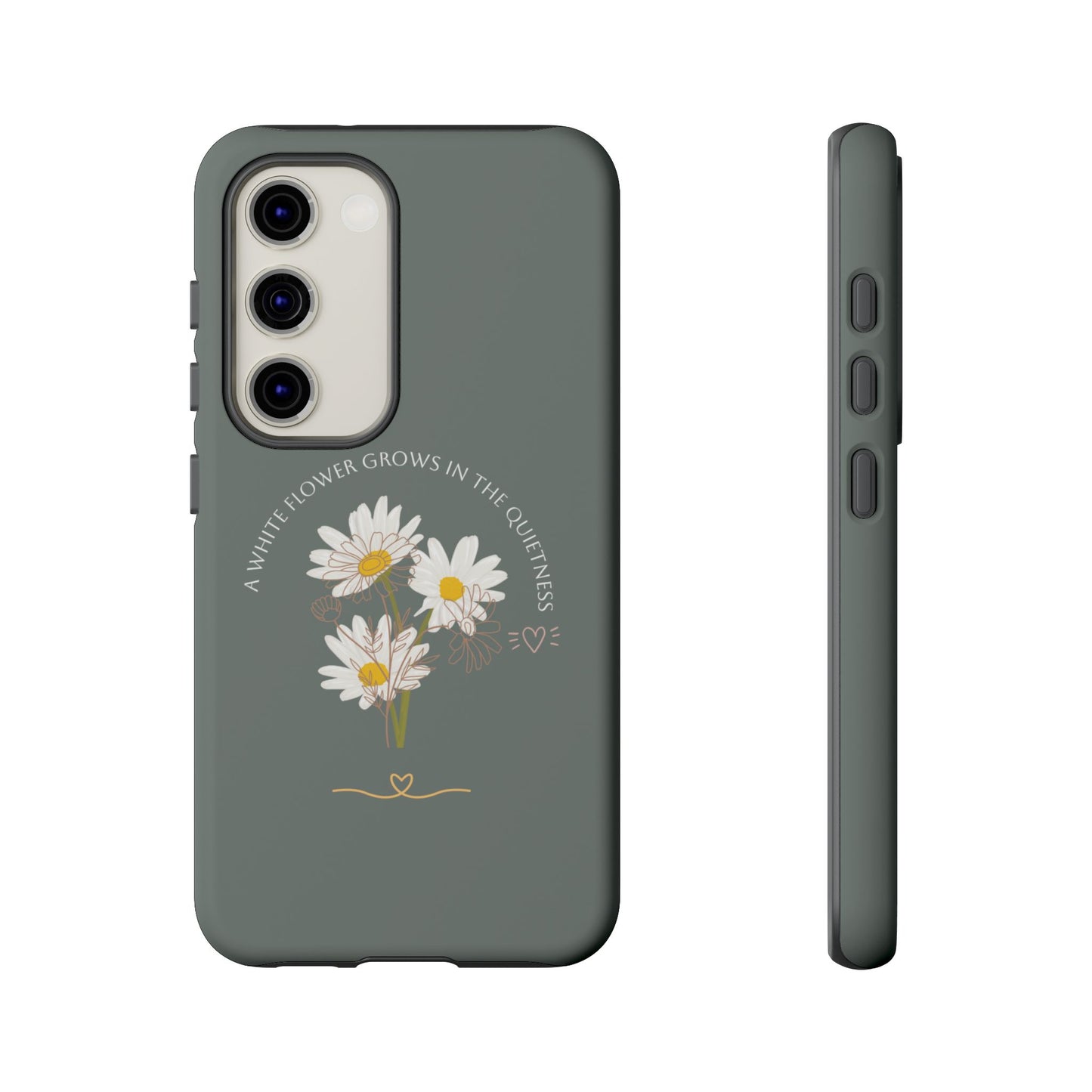 Summer Dark Green Color Daisy Floral
