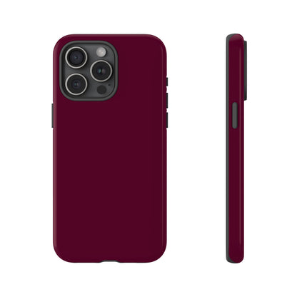 Classic Solid Bordeaux Tough Phone Case