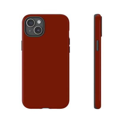 Solid Russet Tough Phone Case