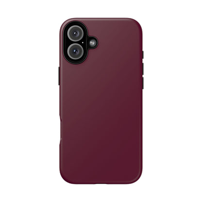 Classic Solid Bordeaux Tough Phone Case