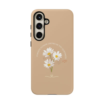 Summer Beige Color Daisy Floral