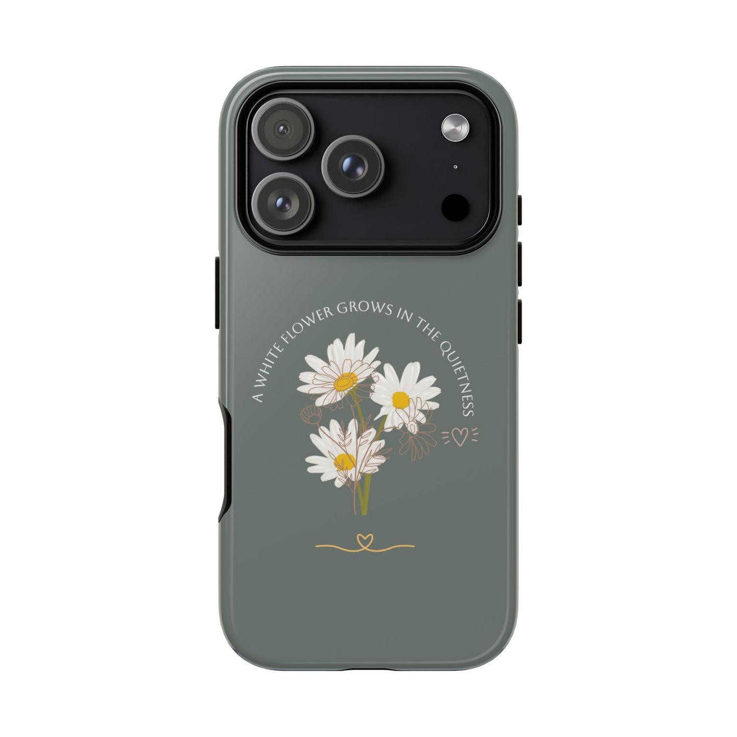 Summer Dark Green Color Daisy Floral