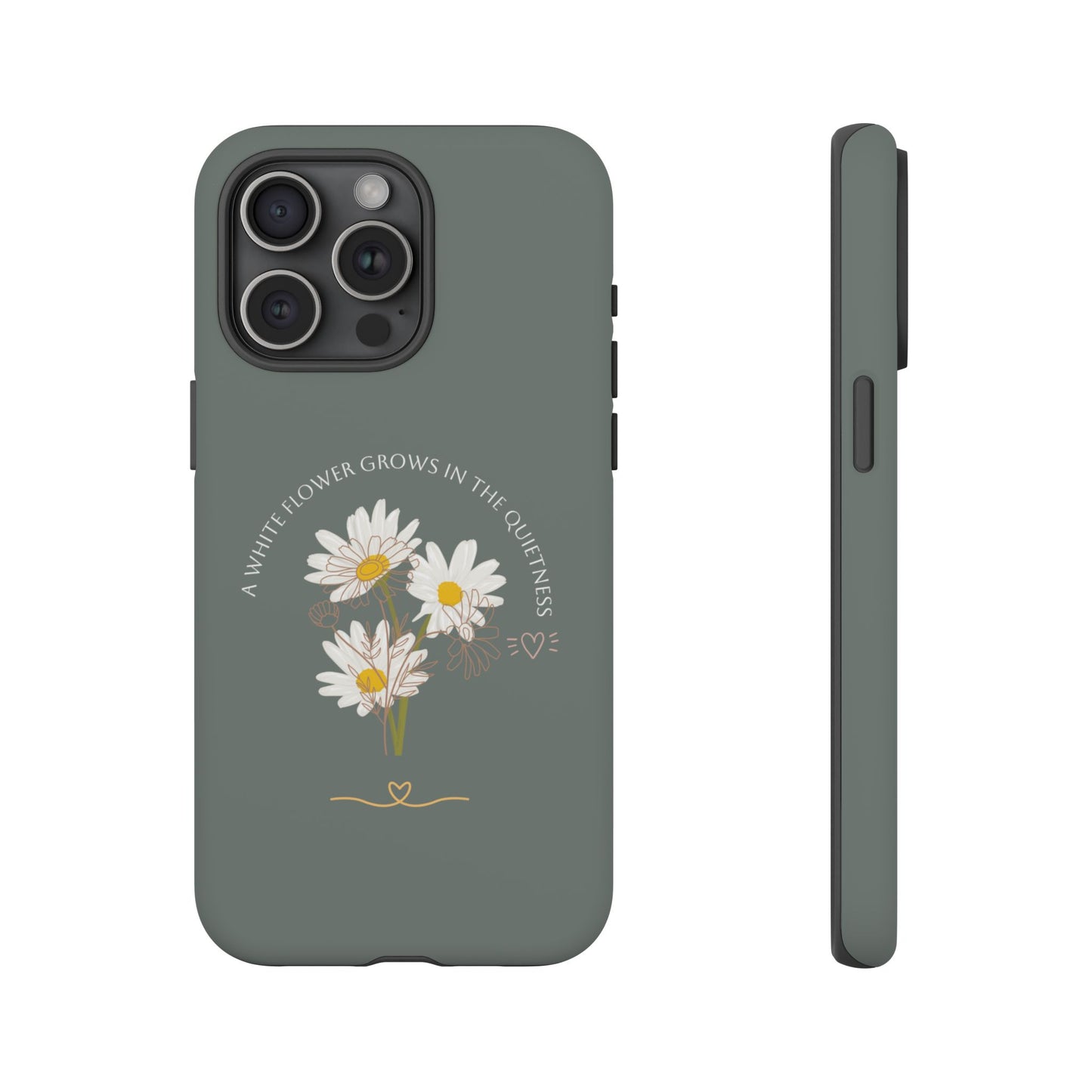 Summer Dark Green Color Daisy Floral