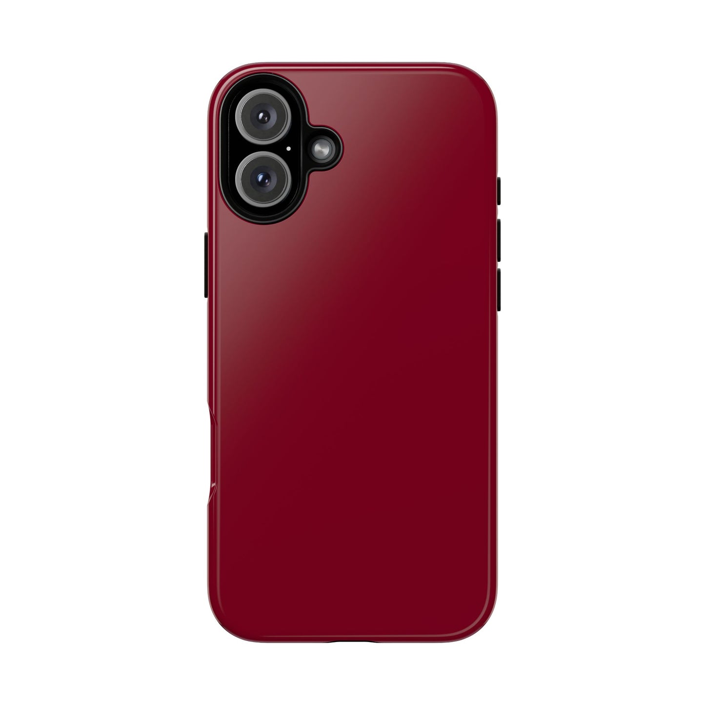 Solid Burgundy Red Tough Phone Case