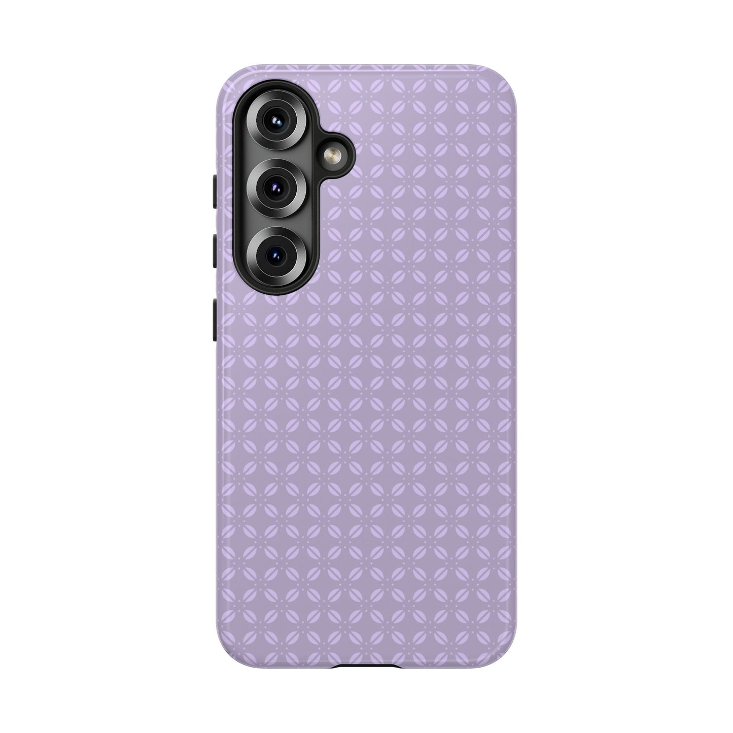 Serene Light Lavender Floral Pattern Tough Phone Case