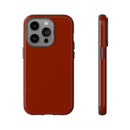 Solid Russet Tough Phone Case