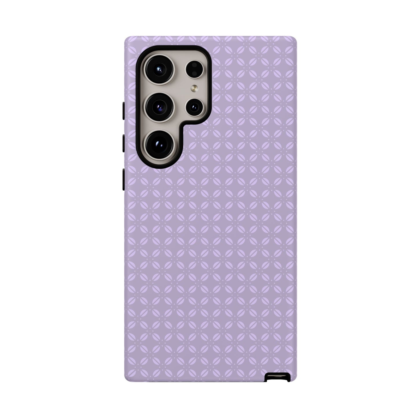Serene Light Lavender Floral Pattern Tough Phone Case