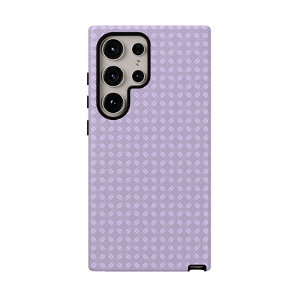 Serene Light Lavender Floral Pattern Tough Phone Case