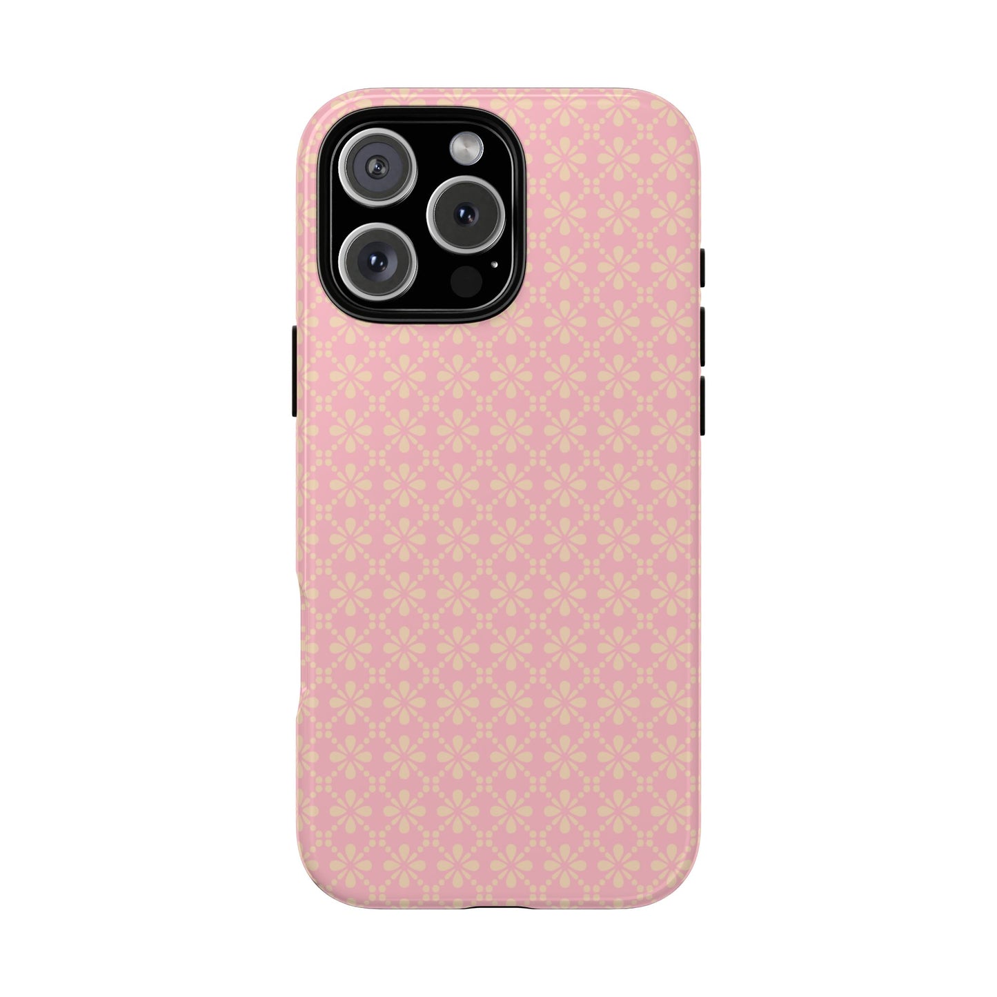Delicate Light Pink Floral Tough Phone Case