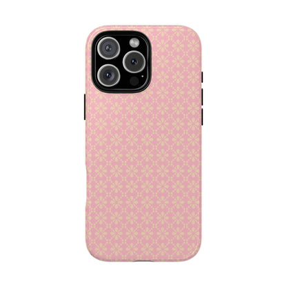 Delicate Light Pink Floral Tough Phone Case