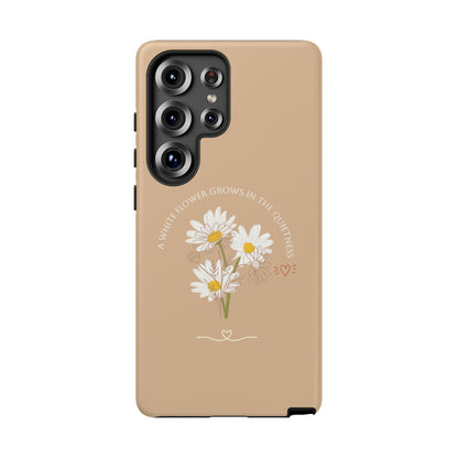 Summer Beige Color Daisy Floral
