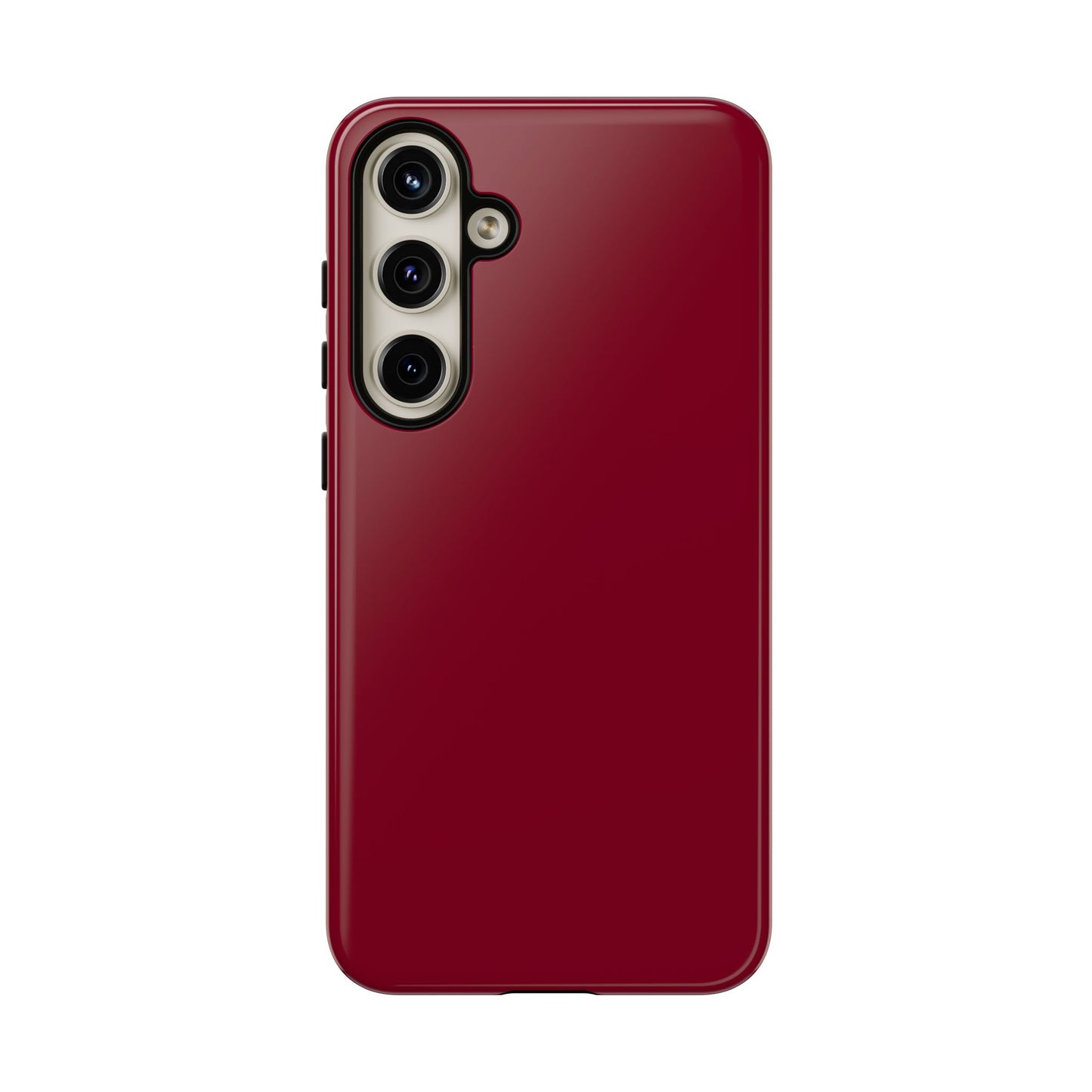 Solid Burgundy Red Tough Phone Case