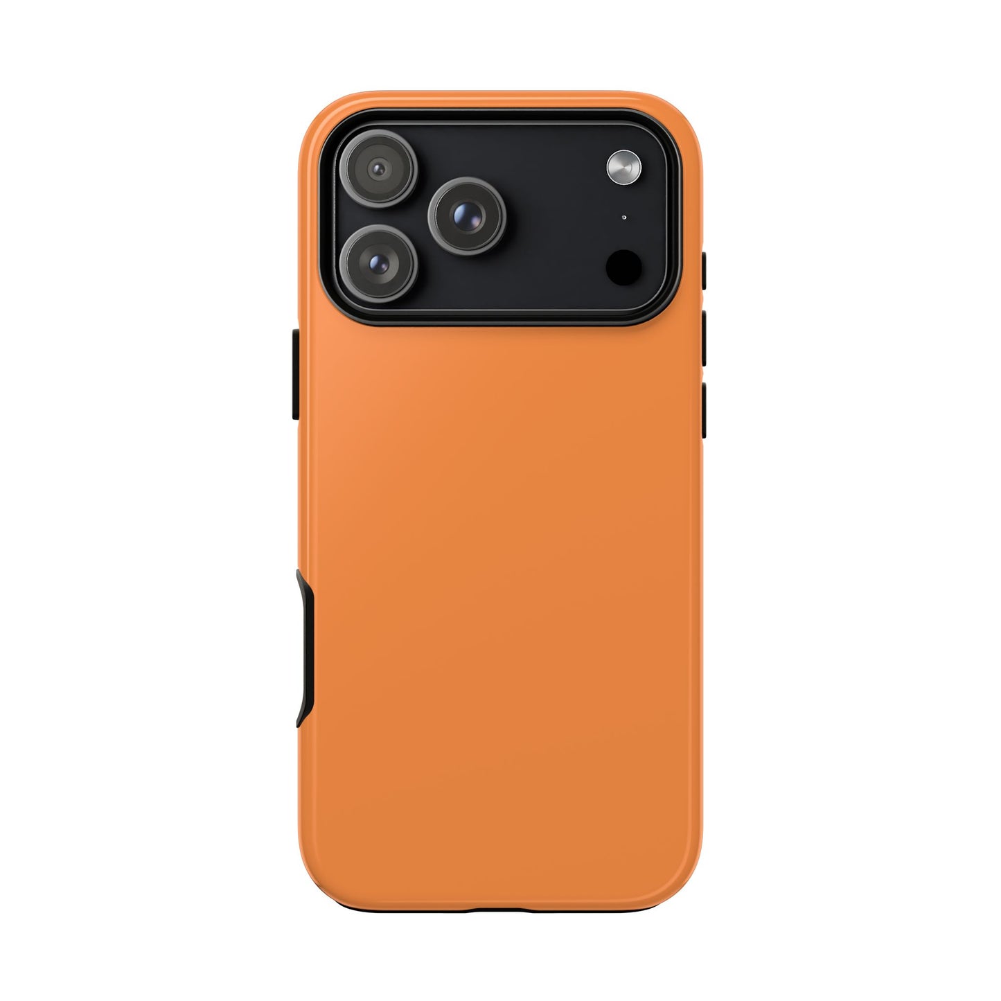 Solid Orange Minimalist Tough Phone Case