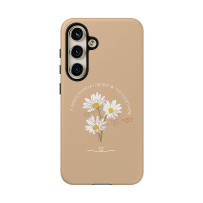 Summer Beige Color Daisy Floral
