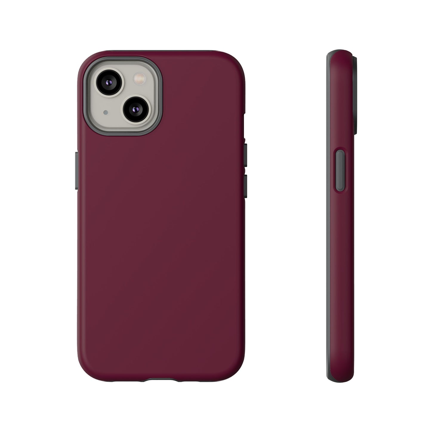 Classic Solid Bordeaux Tough Phone Case