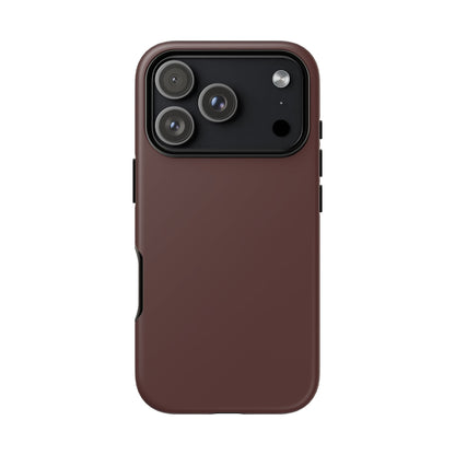 Rich Solid Rum Raisin Tough Phone Case