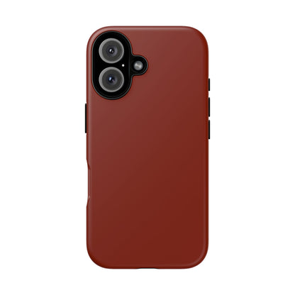 Solid Russet Tough Phone Case