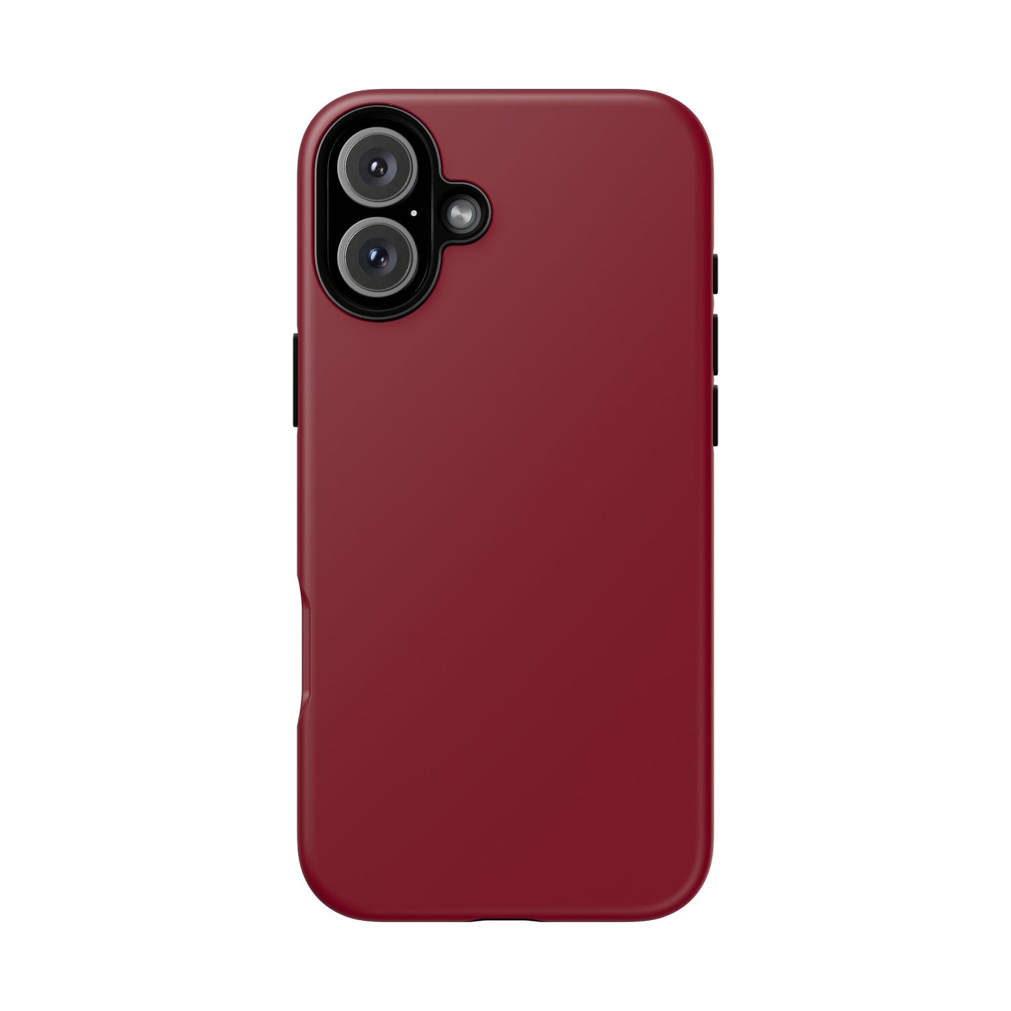 Solid Burgundy Red Tough Phone Case