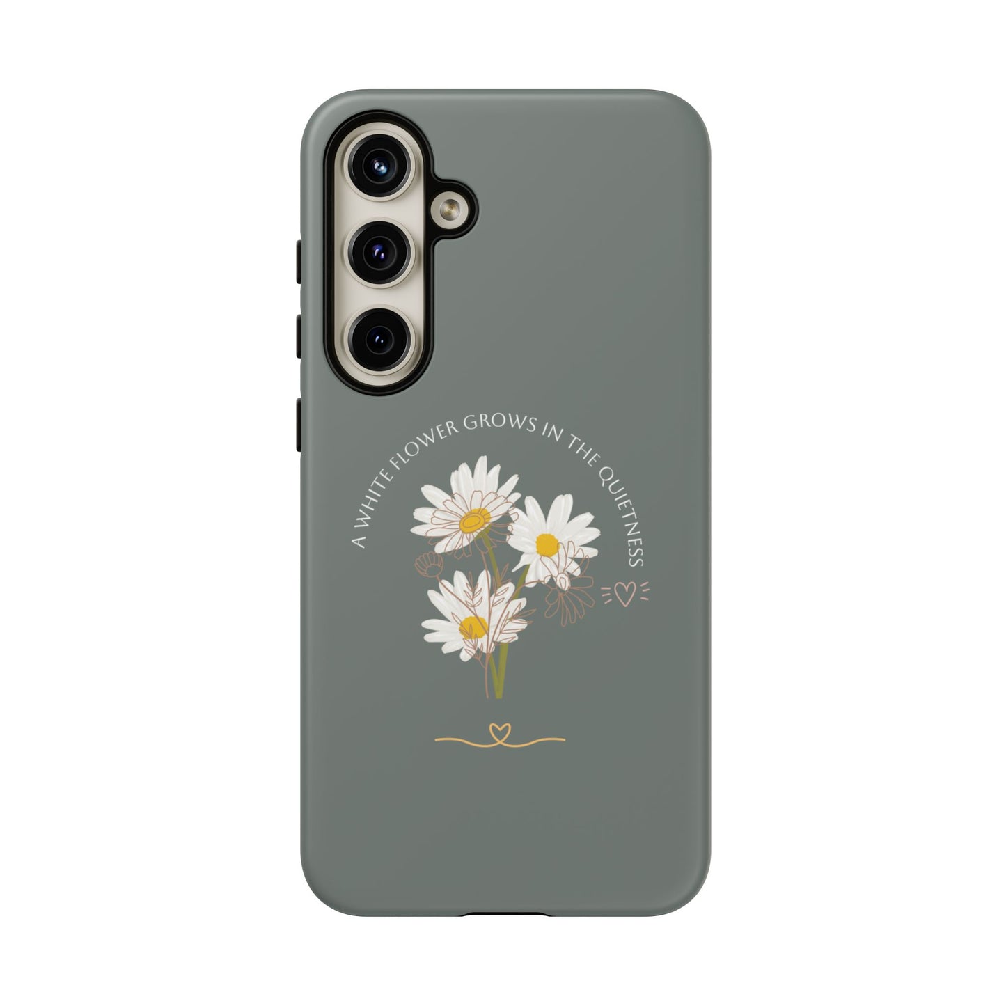 Summer Dark Green Color Daisy Floral