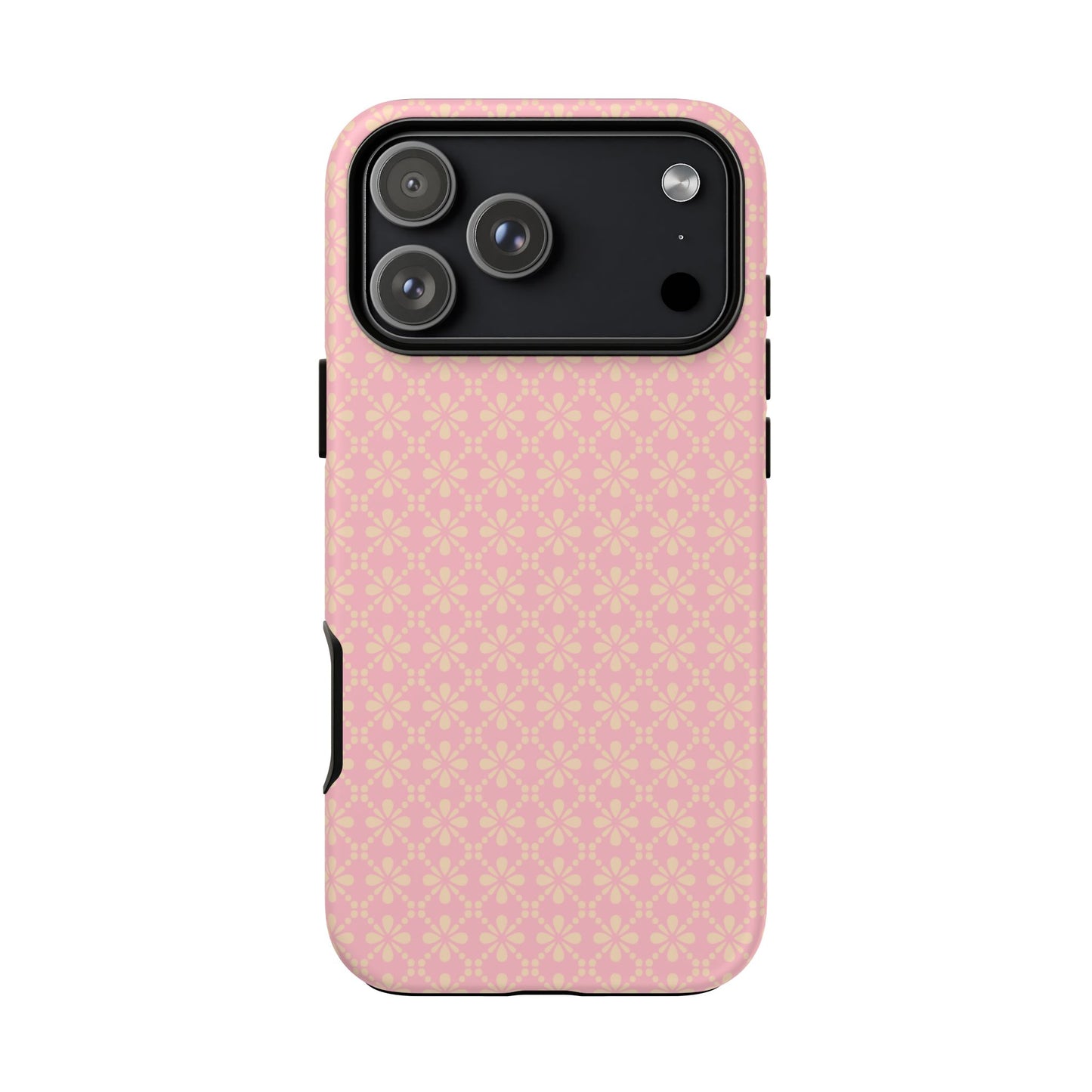 Delicate Light Pink Floral Tough Phone Case