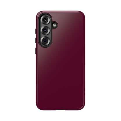 Classic Solid Bordeaux Tough Phone Case