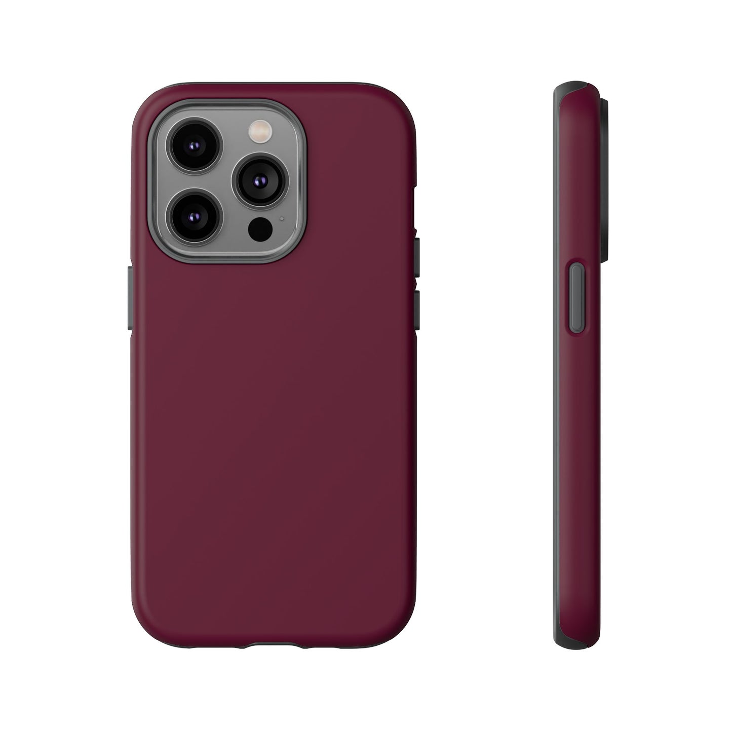 Classic Solid Bordeaux Tough Phone Case