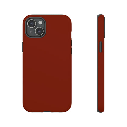 Solid Russet Tough Phone Case