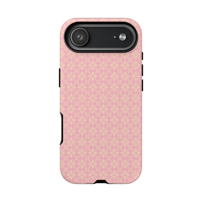 Delicate Light Pink Floral Tough Phone Case