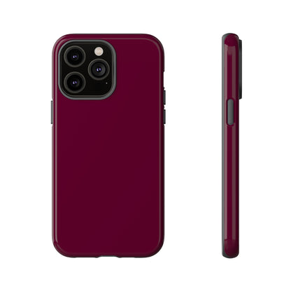 Classic Solid Bordeaux Tough Phone Case