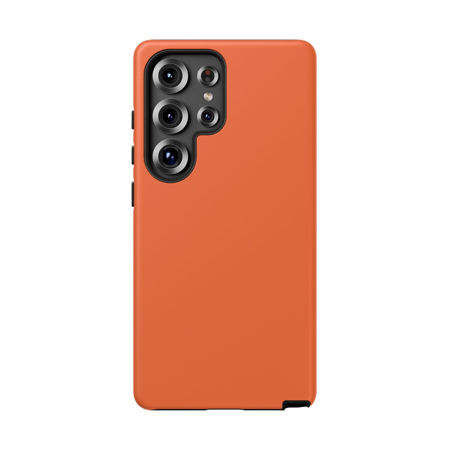 Cozy Solid Burnt Orange Minimalist Tough Phone Case