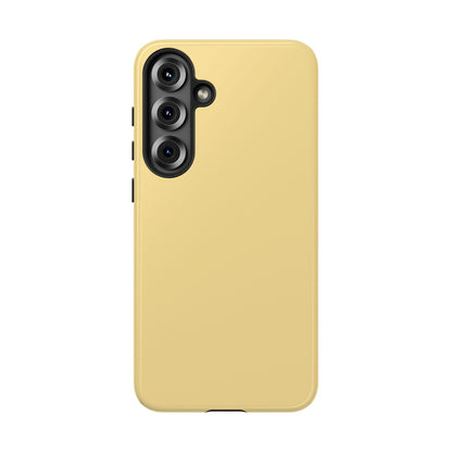 Sunny Solid Light Yellow Minimalist Tough Phone Case