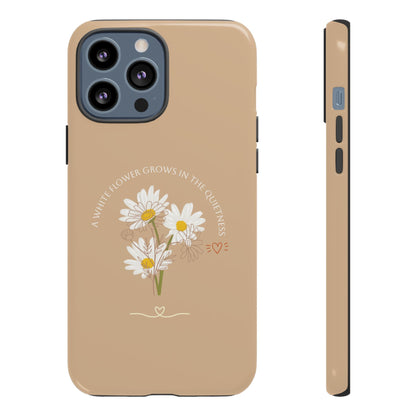 Summer Beige Color Daisy Floral