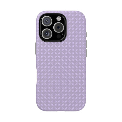 Serene Light Lavender Floral Pattern Tough Phone Case