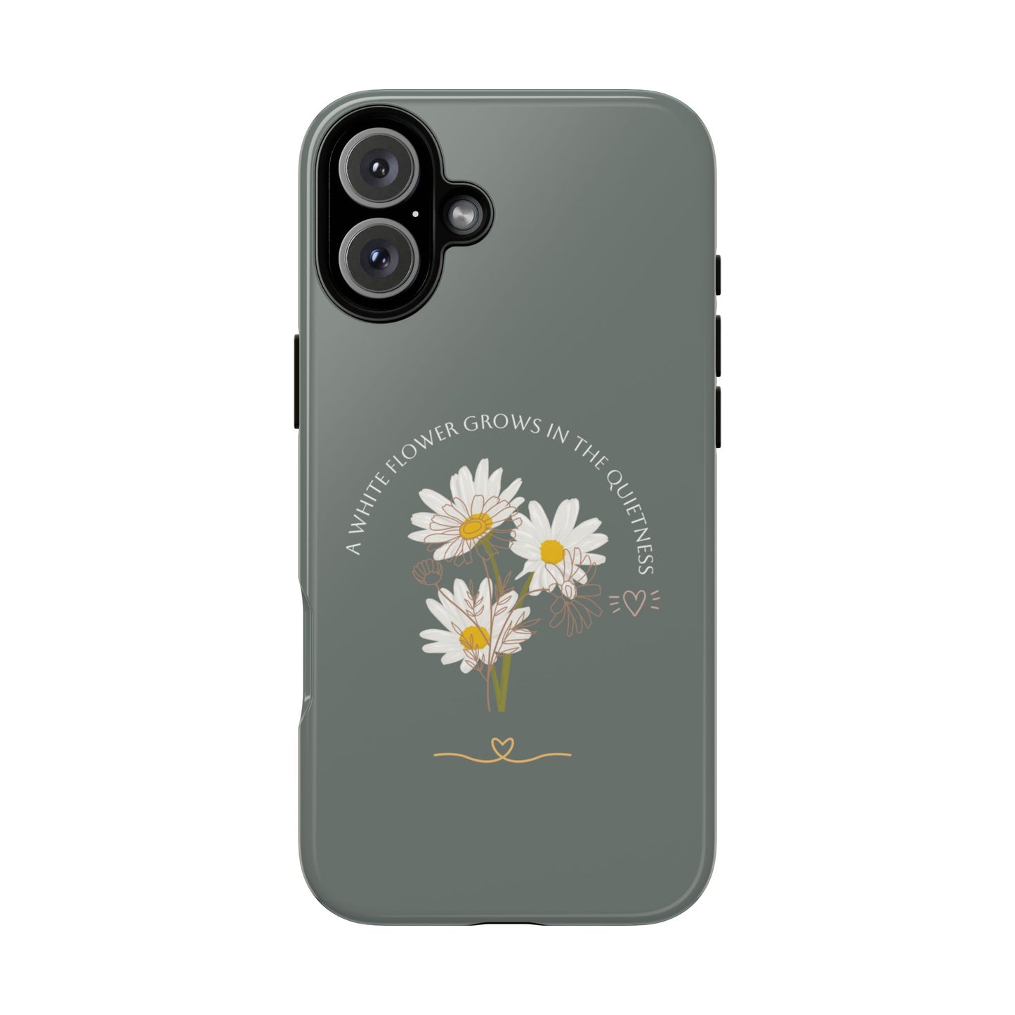 Summer Dark Green Color Daisy Floral