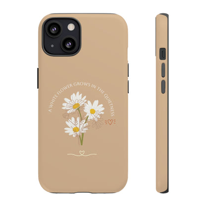 Summer Beige Color Daisy Floral