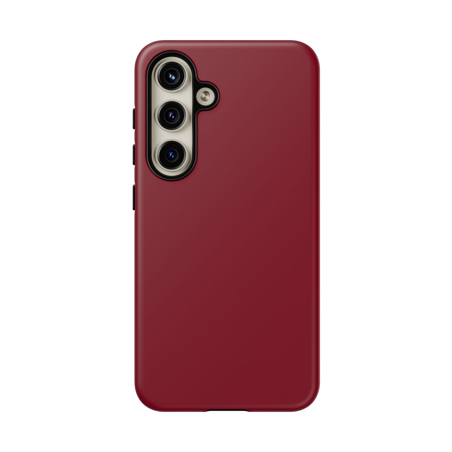 Solid Burgundy Red Tough Phone Case